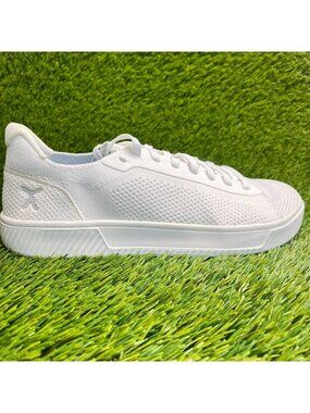 Flux Footwear Adapt Trainer White Mens Size 9.5 Athletic Knit Shoes Sneakers